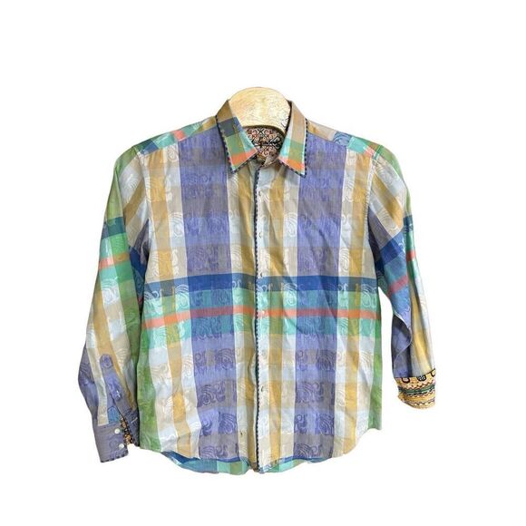 Robert Graham Extra Large (XL) Flip Cuff Colorful Long Sleeve Shirt - Picture 1 of 8